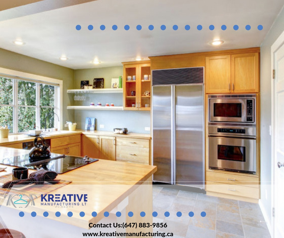 Custom Closets and Cabinet Maker in Brampton - Kreative Manufact | 13 Edvac Dr Unit #10-13, Brampton, ON L6S 5W6, Canada | Phone: (647) 883-9856