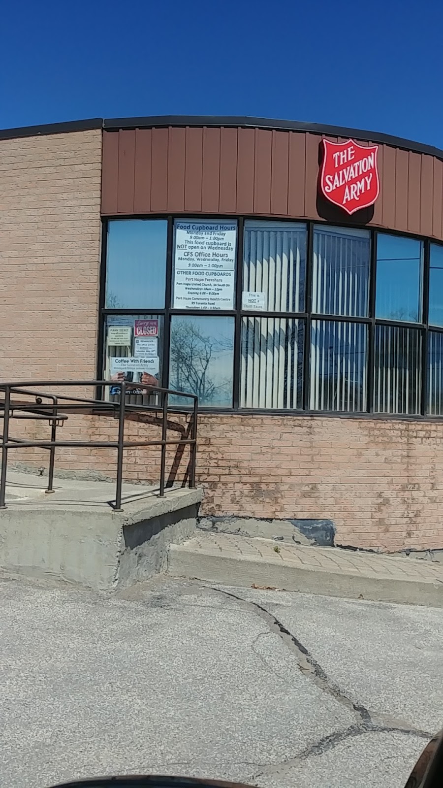 The Salvation Army | health | 100 Peter St, Port Hope, ON L1A 1C3, Canada | 9058852323 OR +1 905-885-2323
