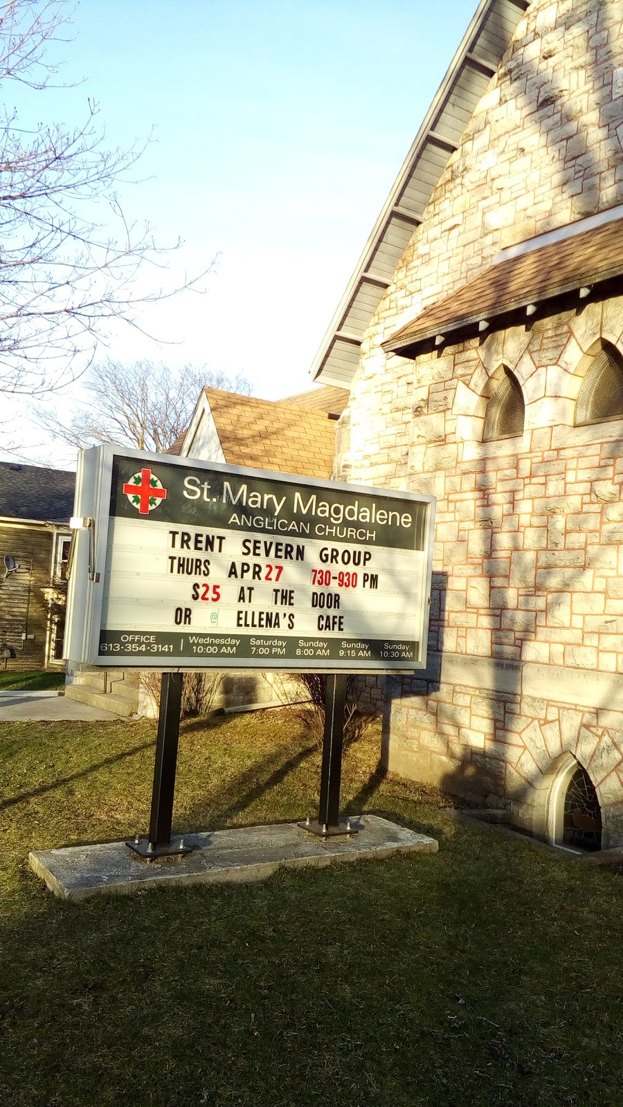 St. Mary Magdalene Anglican Church | 137 Robinson St, Napanee, ON K7R 2S3, Canada | Phone: (613) 354-3141