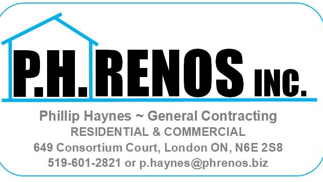 P.H Renovations | 1977 Webber Bourne, London, ON N6N 1L5, Canada | Phone: (519) 601-2821