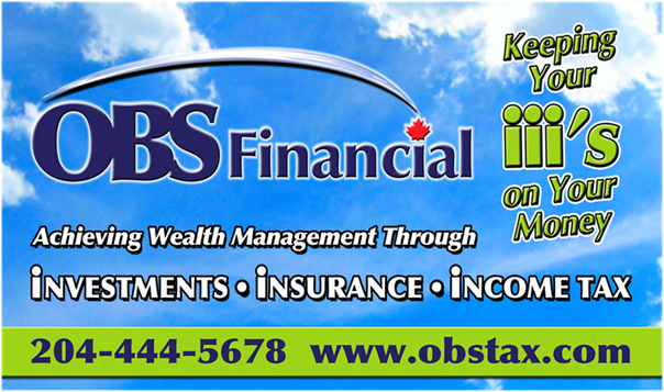 OBS Tax Services | Box 515, 664 Main St, Oakbank, MB R0E 1J0, Canada | Phone: (204) 444-5678