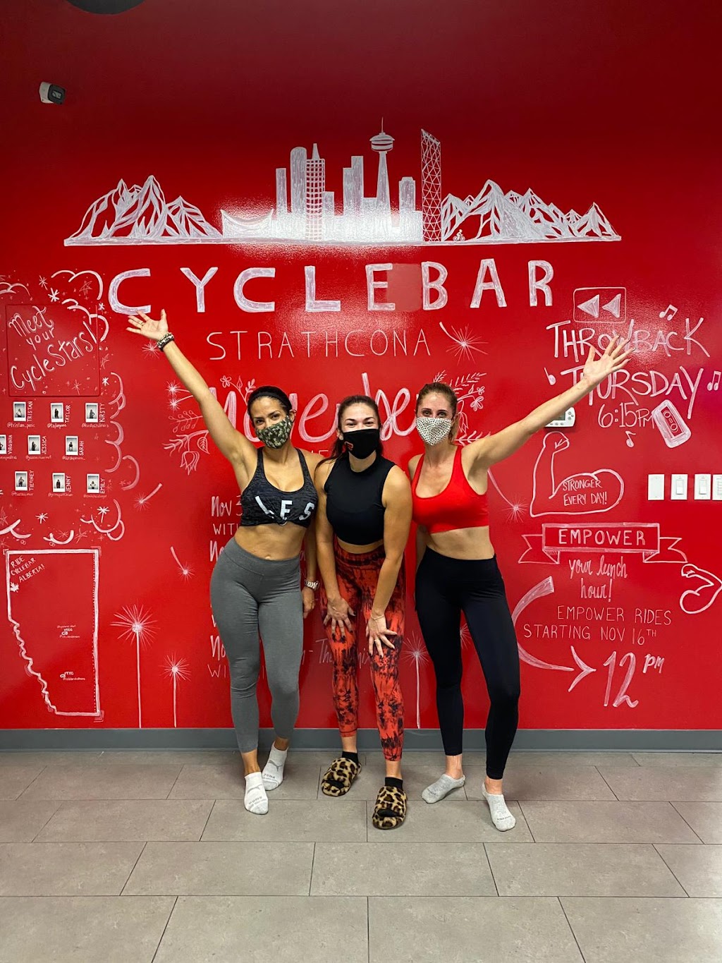 Cyclebar Strathcona | 555 Strathcona Blvd SW #136, Calgary, AB T3H 2Z9, Canada | Phone: (587) 349-3555
