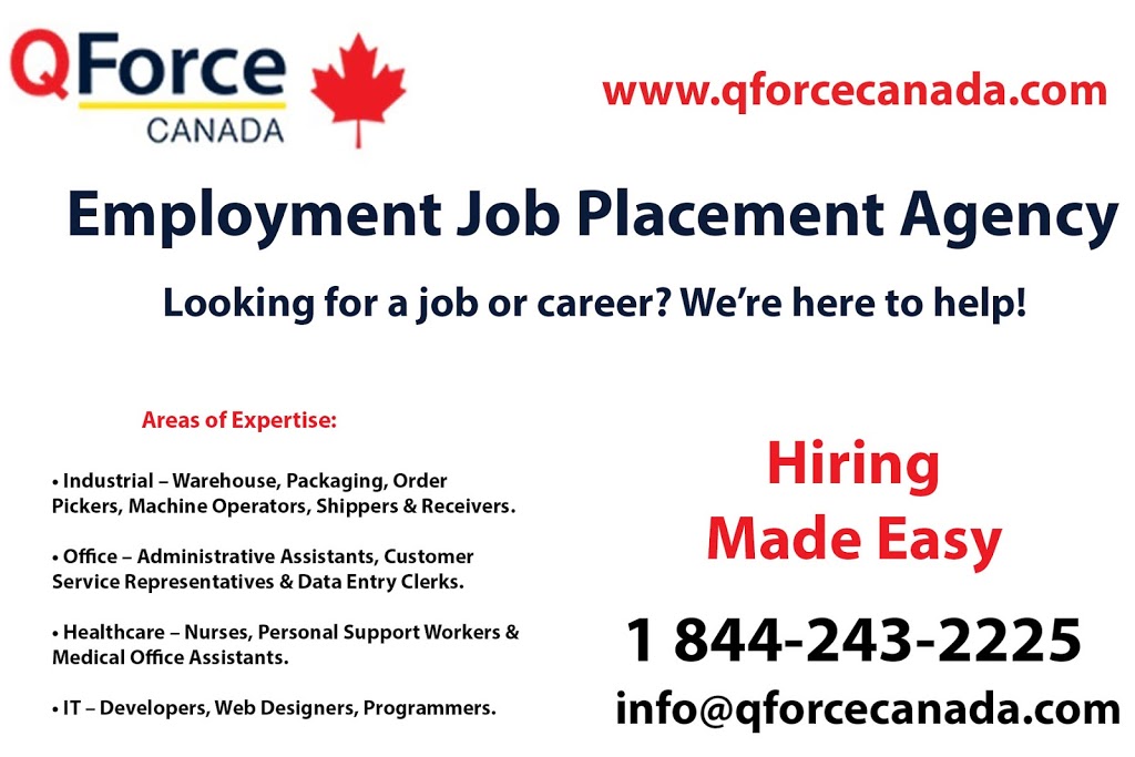 QForce Canada Hiring Made Easy | 371 Wilson Rd S, Oshawa, ON L1H 6C7, Canada | Phone: (905) 404-9922