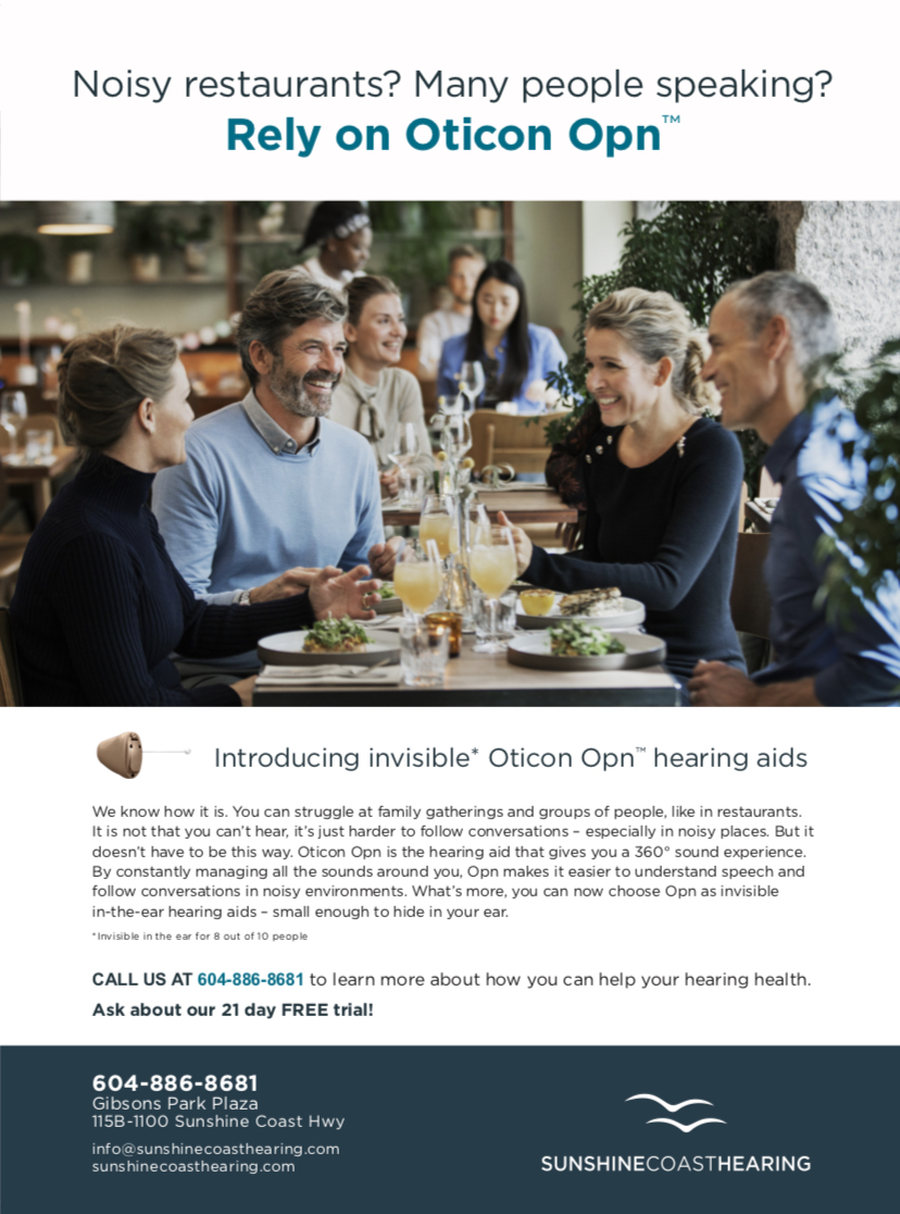 Sunshine Coast Hearing | 115B-1100 Sunshine Coast Hwy, Gibsons, BC V0N 1V7, Canada | Phone: (604) 886-8681