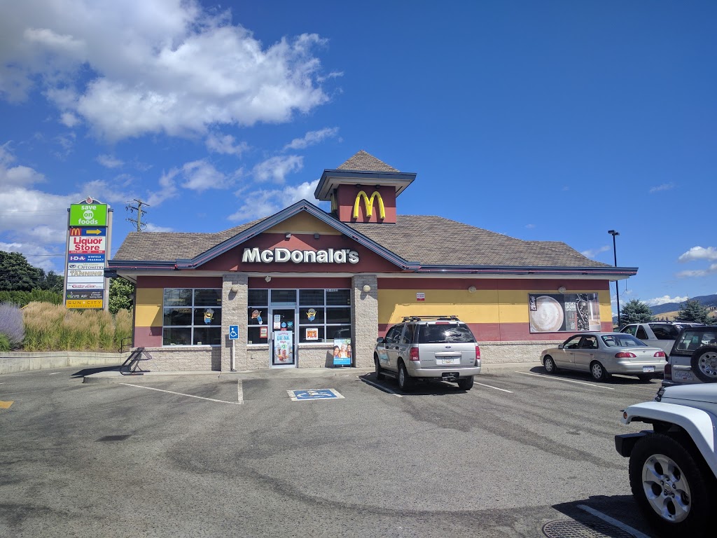 McDonalds | #20, 9522 Main St, Lake Country, BC V4V 2L9, Canada | Phone: (250) 766-1228