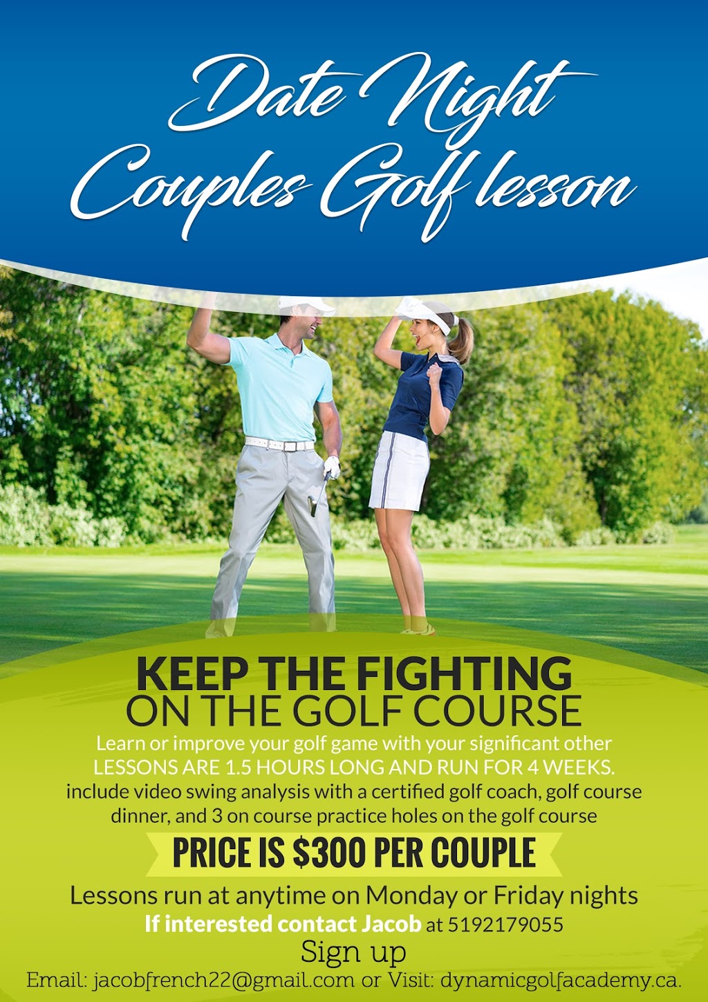 Dynamic Golf Academy | 753081 2 Line EHS Mono, Orangeville, ON L9W 5W4, Canada | Phone: (519) 217-9055