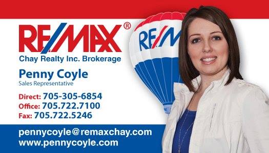 Penny Coyle - RE/MAX Chay Realty | 112 Caplan Ave, Barrie, ON L4N 9J2, Canada | Phone: (705) 305-6854