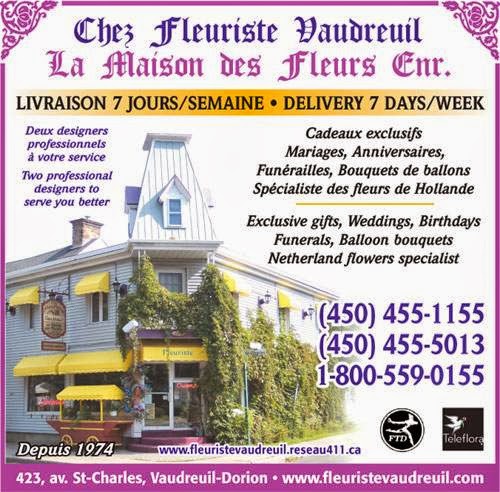 Fleuriste Vaudreuil Florist | 423 Avenue Saint-Charles, Vaudreuil-Dorion, QC J7V 2N2, Canada | Phone: (450) 455-1155
