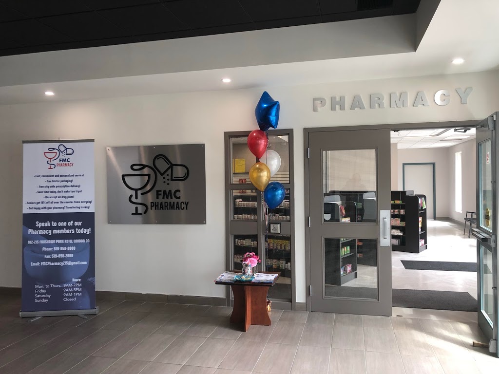 FMC Pharmacy | 215 Fanshawe Park Rd W Unit 102, London, ON N6G 5A9, Canada | Phone: (519) 858-8000
