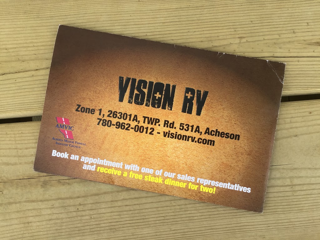 Vision RV | 11330 266 Street, Acheson, AB T7X 6E1, Canada | Phone: (780) 962-0012