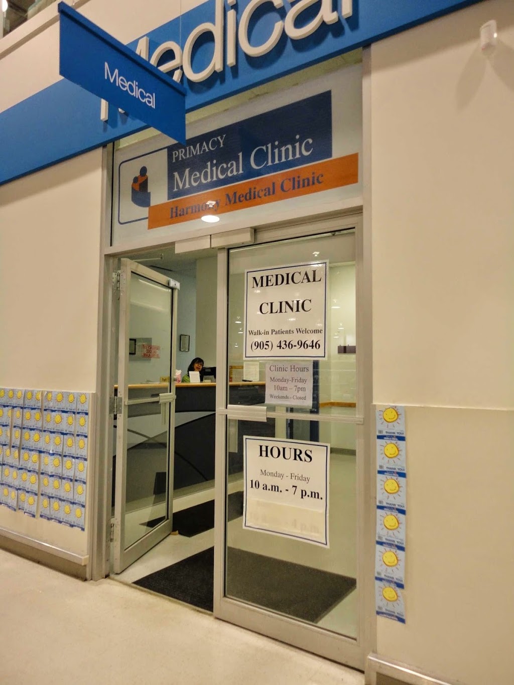 Primacy - Harmony Medical Clinic | 1385 Harmony Rd N, Oshawa, ON L1H 7K5, Canada | Phone: (905) 436-9646