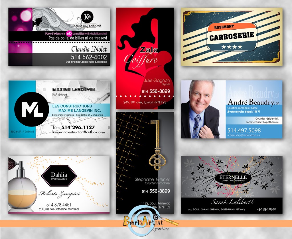 BarbArtist - graphiste | Av. Forget, Saint-Jérôme, QC J7Y 3R3, Canada | Phone: (450) 569-8451