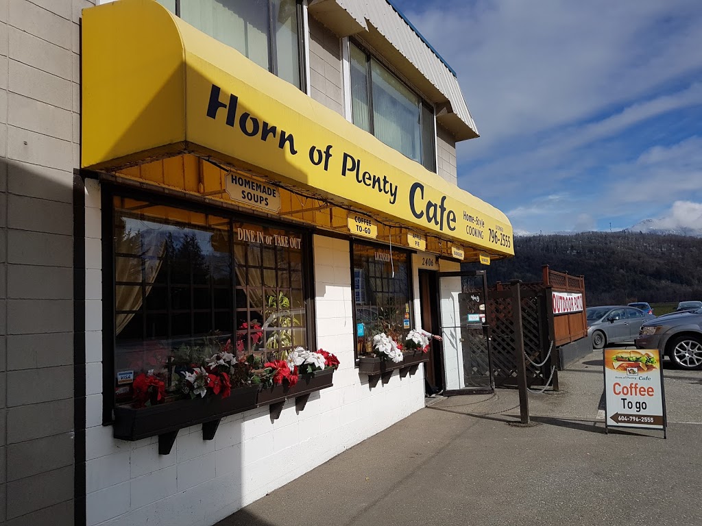 The Horn Of Plenty Café | 2406 Hot Springs Rd, Agassiz, BC V0M 1A1, Canada | Phone: (604) 796-2555
