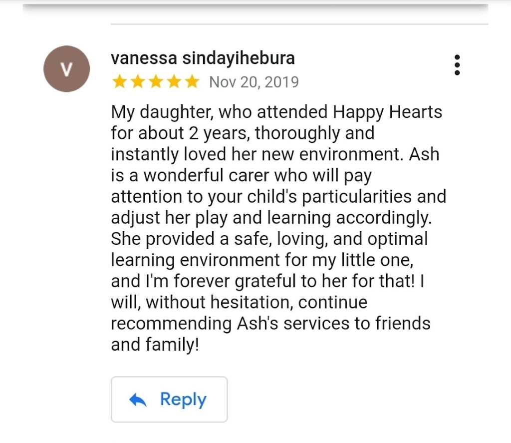 Happy Hearts Preschool | Chadburn Crescent, Mississauga, ON L5L 3W5, Canada | Phone: (647) 770-3429