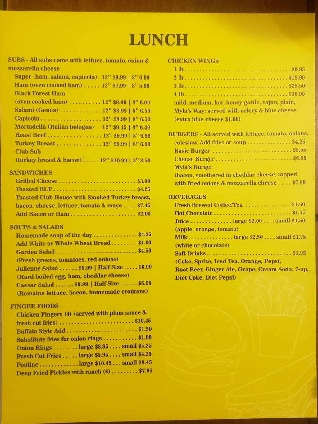 Mylas Breakfast & Lunch | 106 Empire St, Welland, ON L3B 4E3, Canada | Phone: (905) 732-2000