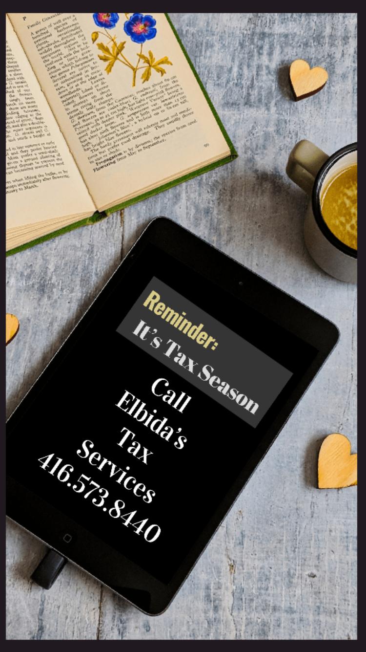 Elbidas Tax services | 10139 Sunset Dr, St Thomas, ON N5P 3T2, Canada | Phone: (416) 573-8440