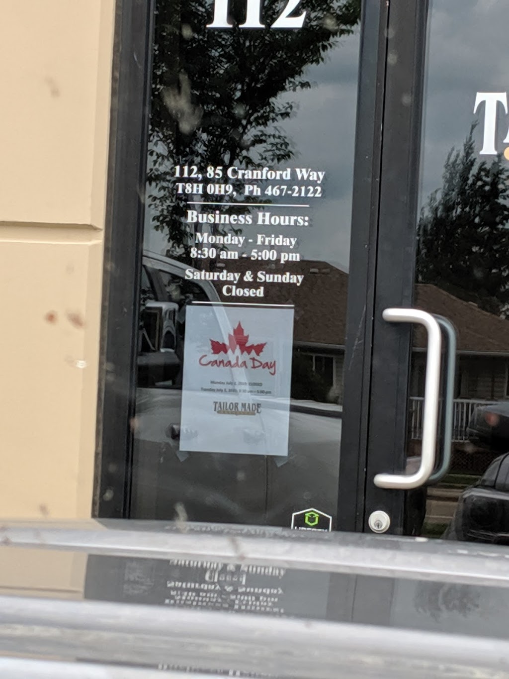 Tailor Made Insurance Services Ltd | 85 Cranford Way #112, Sherwood Park, AB T8H 0H9, Canada | Phone: (780) 467-2122