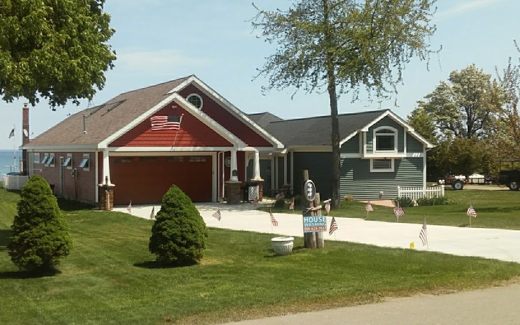 Blue Water Soft Wash Roof And Exterior Cleaning Plus Power Washi | 5790 Wildcat Rd, Croswell, MI 48422, USA | Phone: (586) 615-7637