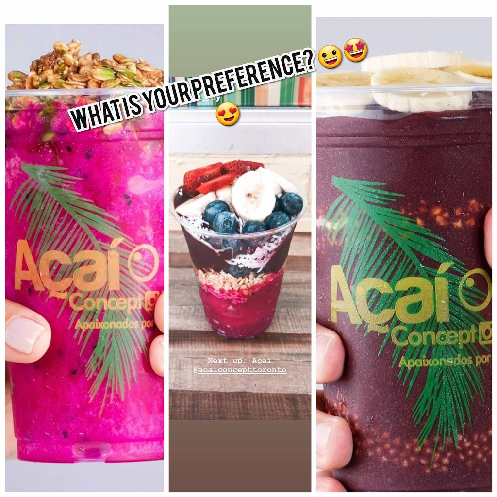 Açaí Concept | 829 Dundas St W, Toronto, ON M6J 1V4, Canada | Phone: (647) 231-5239
