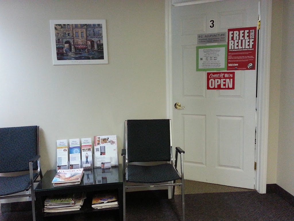 Calgary B C Acupuncture | 4803 Centre Street N.W., basement #3 Entrance from back alley on, Laycock Dr NW, Calgary, AB T2E 2Z6, Canada | Phone: (403) 455-8811