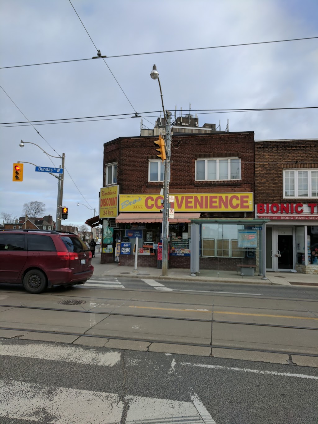 Brothers Discount convenience | 1478 Dundas St W, Toronto, ON M6J 1Y6, Canada | Phone: (647) 724-7906