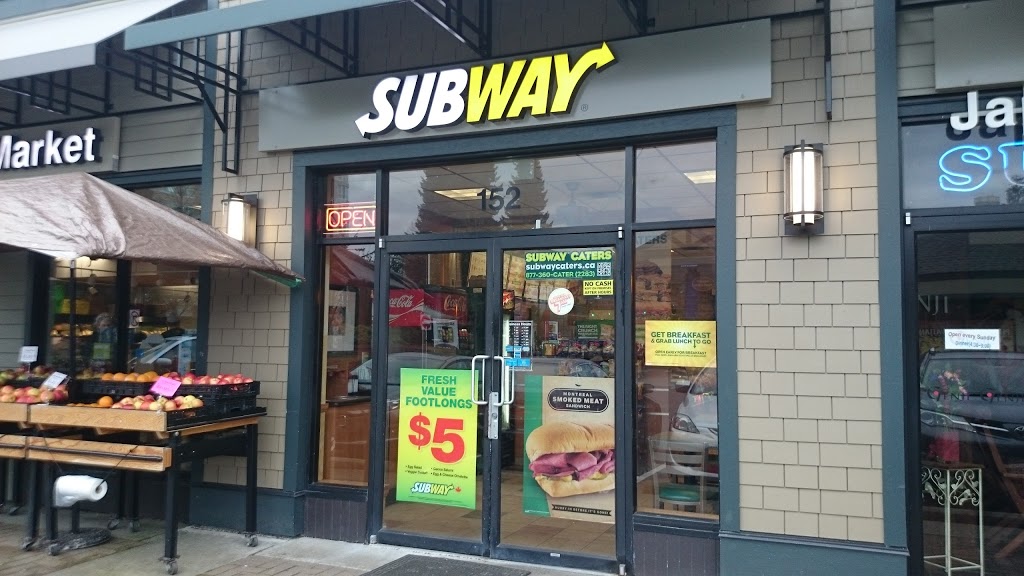 SUBWAY | 3650 Mt Seymour Pkwy unit 152, North Vancouver, BC V7H 2Y5, Canada | Phone: (604) 924-3230