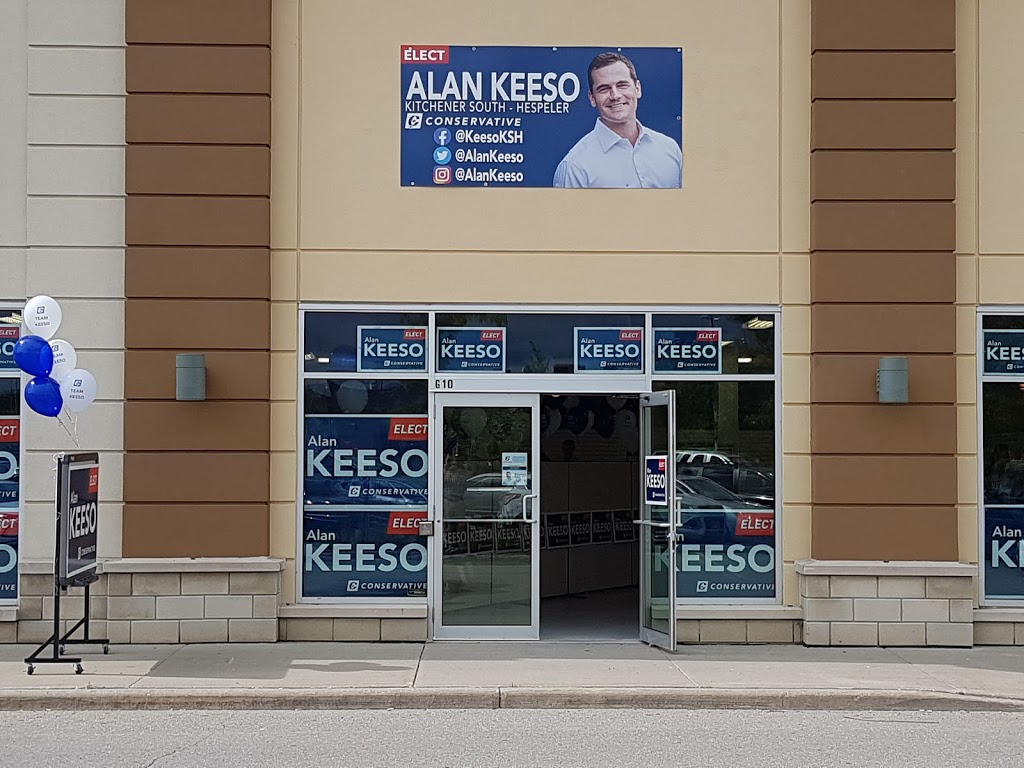 Alan Keeso Kitchener Campaign Office | Pioneer Tower East, Kitchener, ON N2P, Canada | Phone: (226) 476-2206