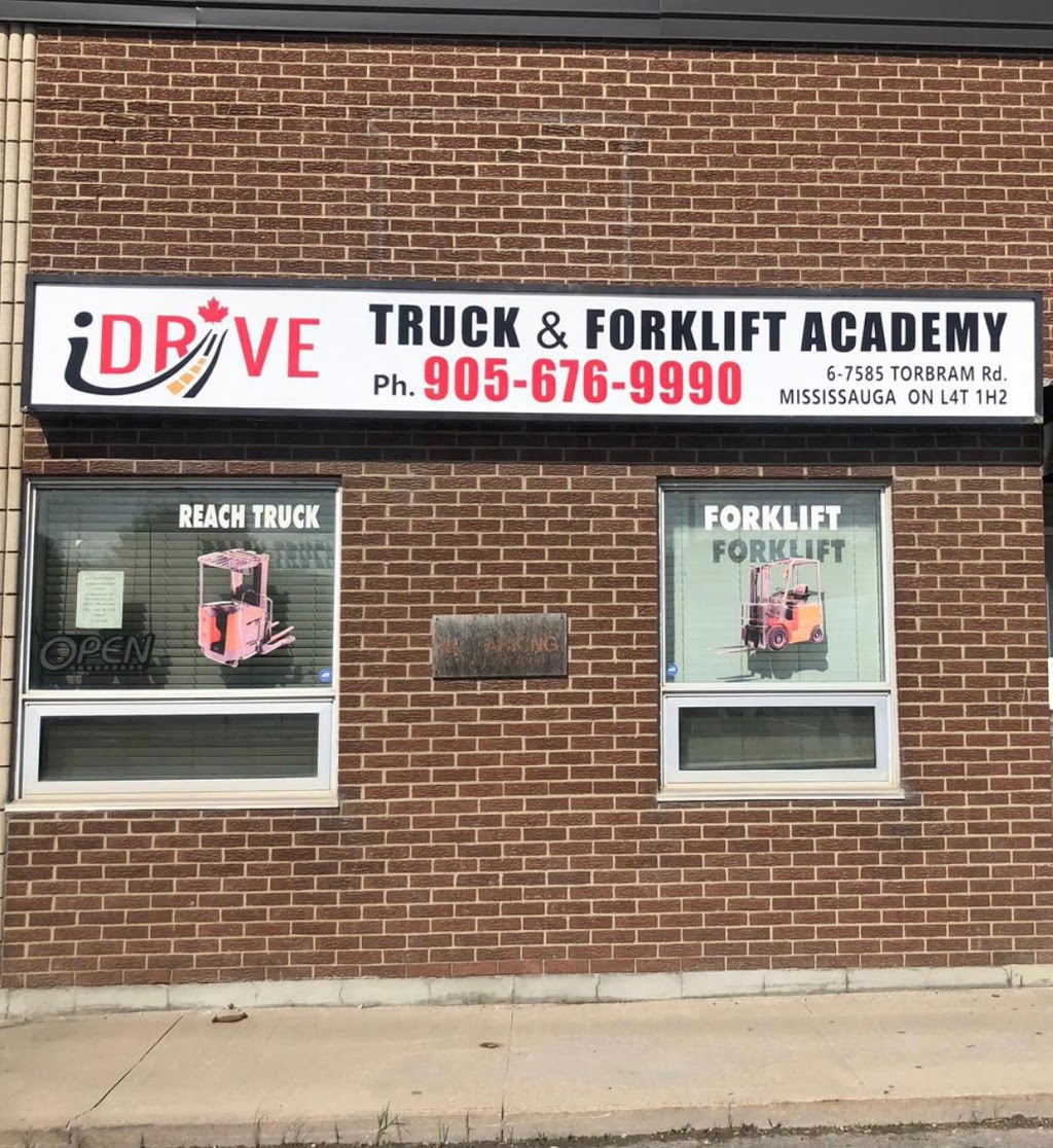 iDrive Truck & Forklift Academy | school | 7585 Torbram Rd Unit-6, Mississauga, ON L4T 1H2, Canada | 9056769990 OR +1 905-676-9990