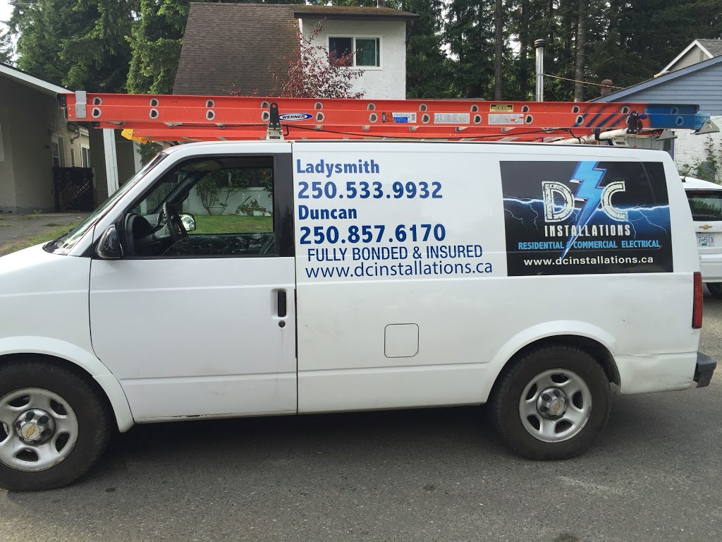 DC Installations | 1-1160 Rocky Creek Rd, Ladysmith, BC V9G 1B3, Canada | Phone: (250) 924-8181