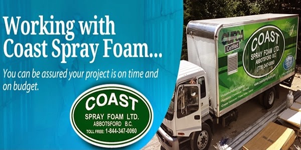 Coast Spray Foam Ltd. | point of interest | 2030 Paramount Crescent, Abbotsford, BC V2T 6A5, Canada | 8443470060 OR +1 844-347-0060