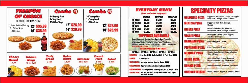 Canadian Pizza Unlimited | 6 Centre St, Langdon, AB T0J 1X1, Canada | Phone: (403) 936-5561