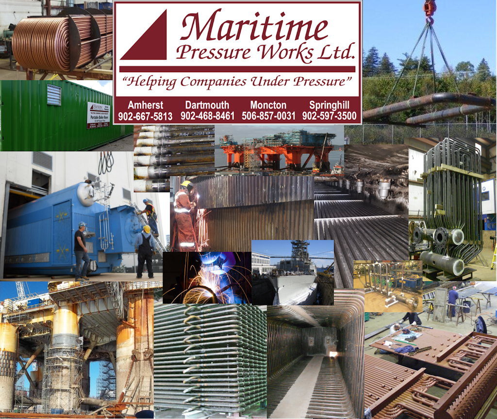 Maritime Pressure Works Ltd | 11 Pond Dr, Springhill, NS B0M 1X0, Canada | Phone: (902) 597-3500