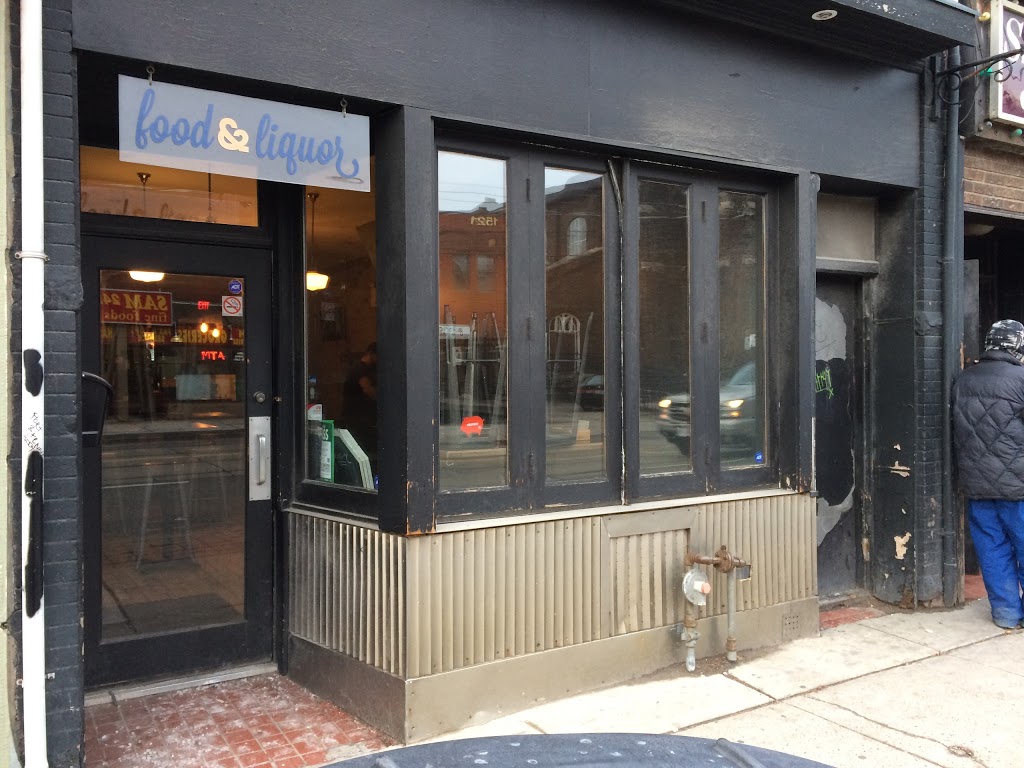 Food & Liquor | 1610 Queen St W, Toronto, ON M6R 1A8, Canada | Phone: (647) 748-7113