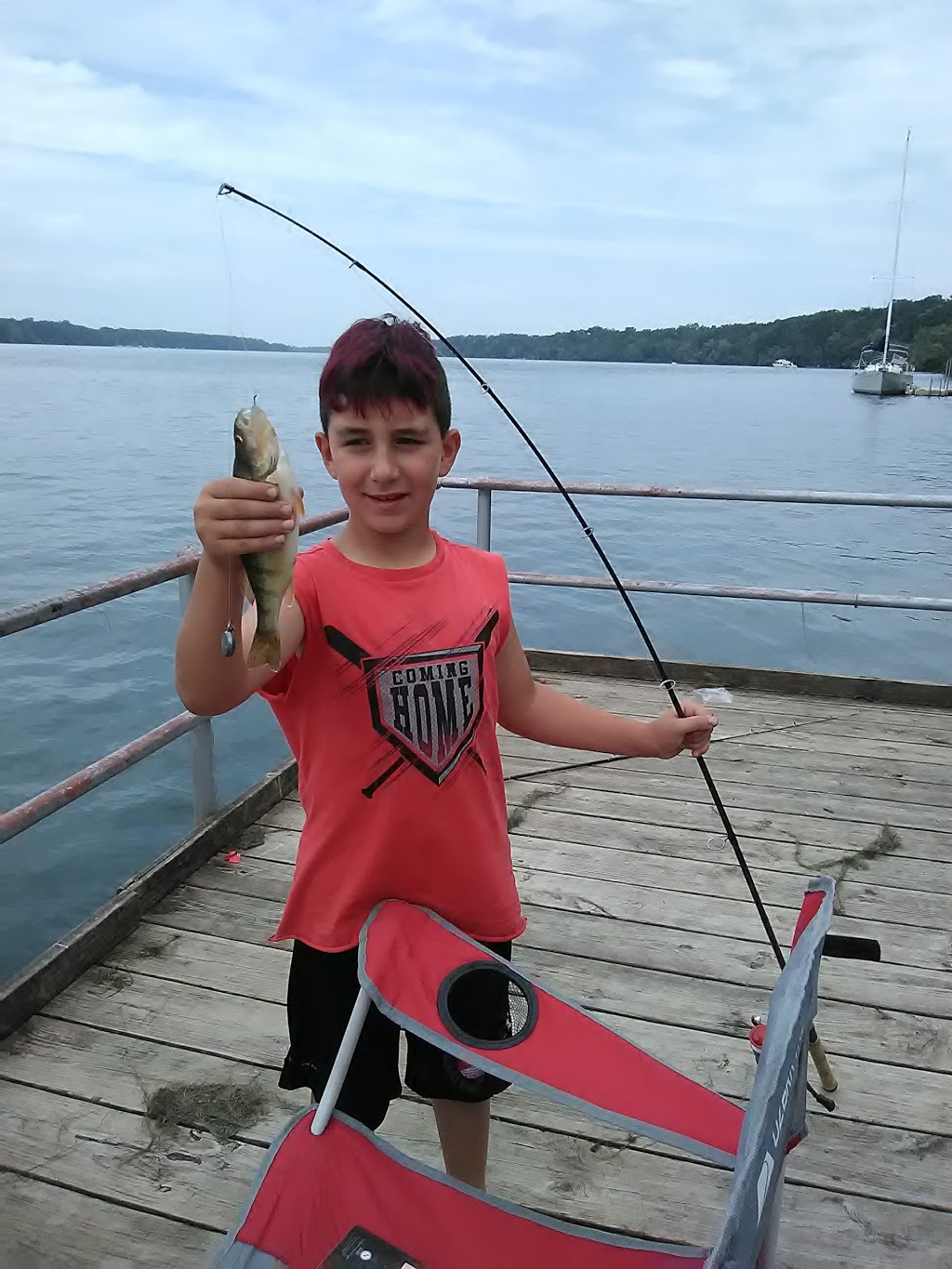 Fishing Dock - Joseph Davis State Park | 4094 Lower River Rd, Youngstown, NY 14174, USA | Phone: (716) 754-8213