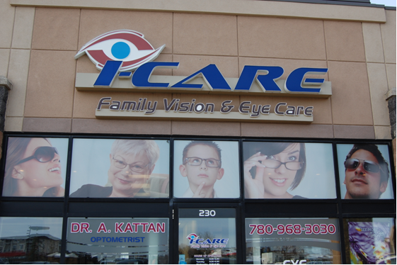 I-Care Family Vision & Eyecare Ltd | 230-4300 S Park Dr, Stony Plain, AB T7Z 2W7, Canada | Phone: (780) 968-3030
