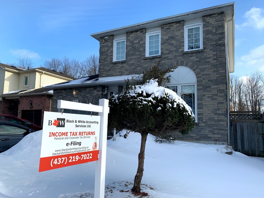 Black & White Accounting Services Ltd. | 849 Renaissance Dr, Oshawa, ON L1K 8K6, Canada | Phone: (437) 219-7022