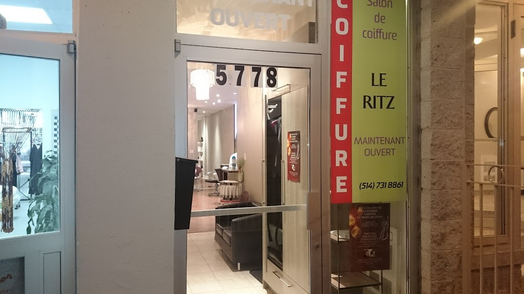 Salon de Coiffure Le Ritz | hair care | 5778 Avenue Decelles, Montréal, QC H3S 2C6, Canada | 5147318861 OR +1 514-731-8861