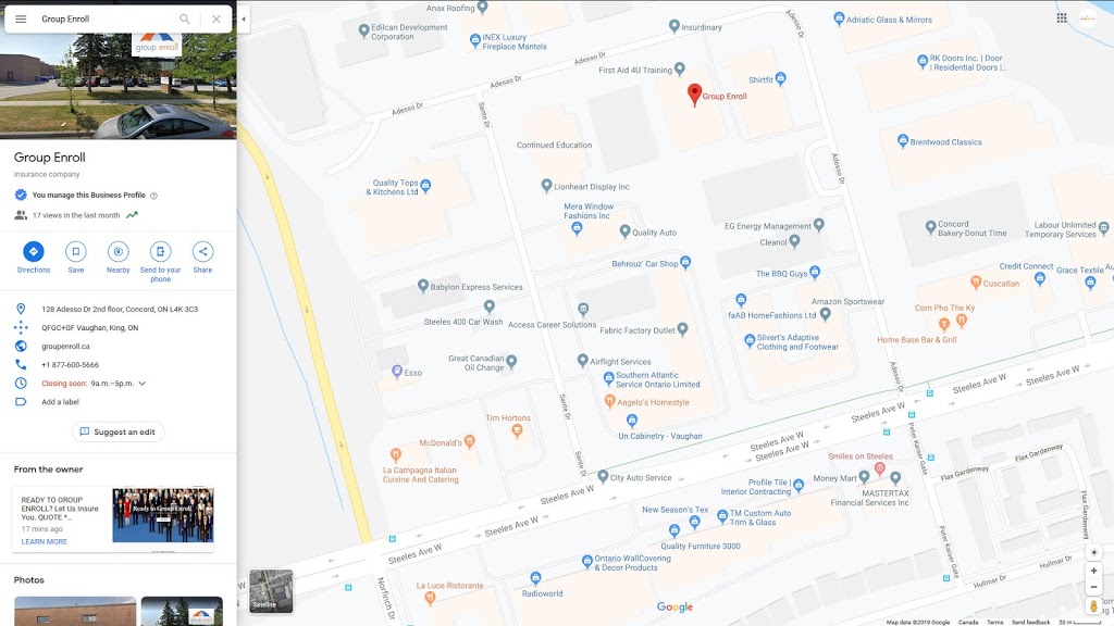 GroupEnroll.ca | 128 Adesso Dr 2nd floor, Concord, ON L4K 3C3, Canada | Phone: (877) 600-5666
