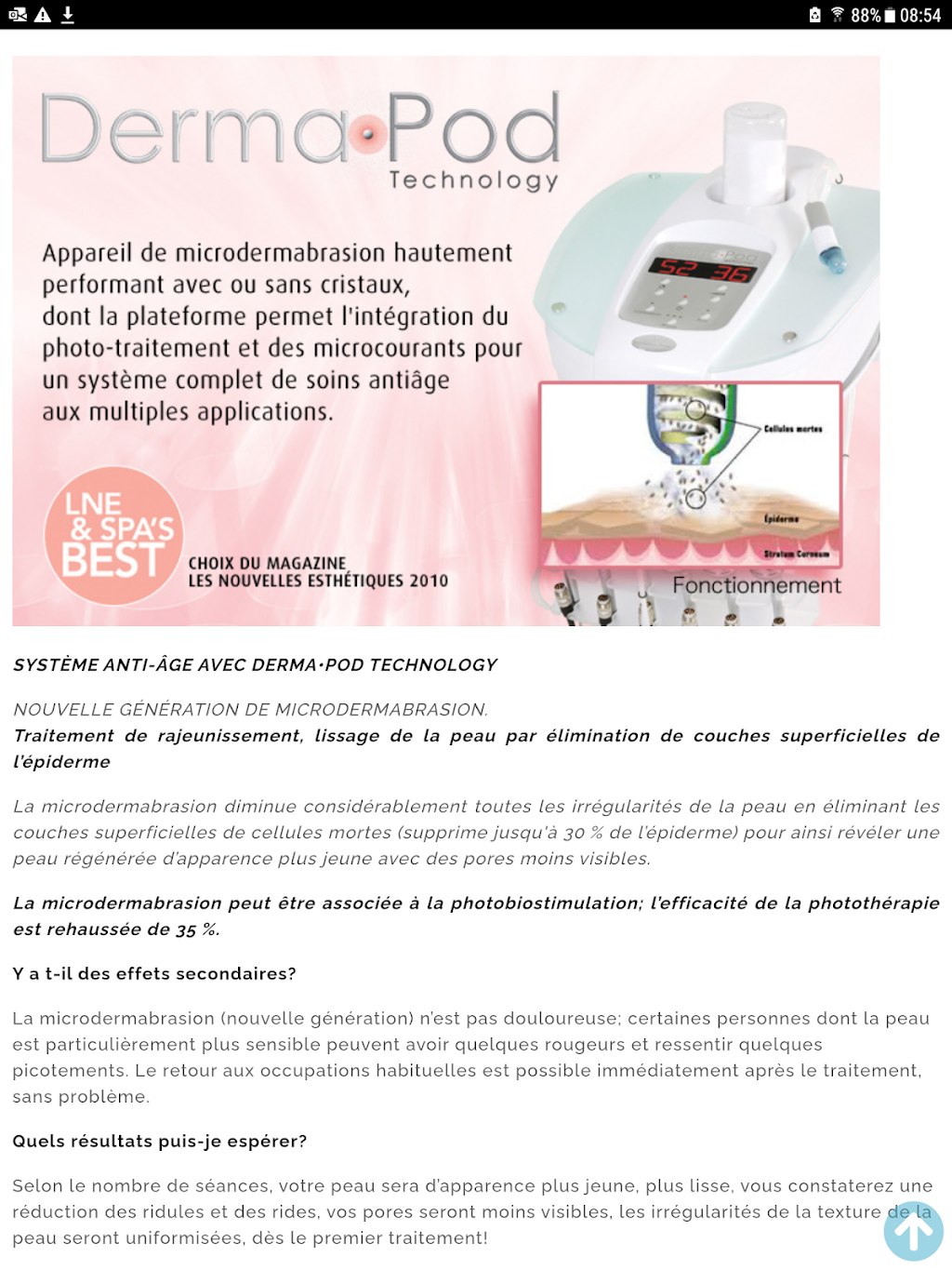 Espace beaute minceur | 2252 Boulevard Bastien, 2 eme etage Local 202, Québec, QC G2B 1B6, Canada | Phone: (418) 208-8080