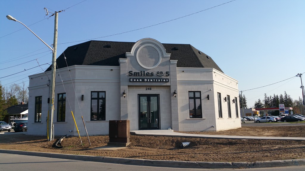 Smiles on 5 - Chan Dentistry | 246 Dundas St E, Waterdown, ON L8B 0E7, Canada | Phone: (905) 689-8404