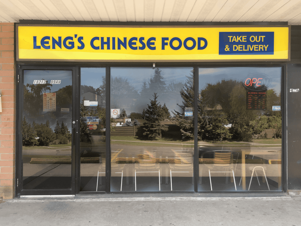 Lengs Chinese Food | 18212 89 Ave NW, Edmonton, AB T5T 6S1, Canada | Phone: (780) 487-6322