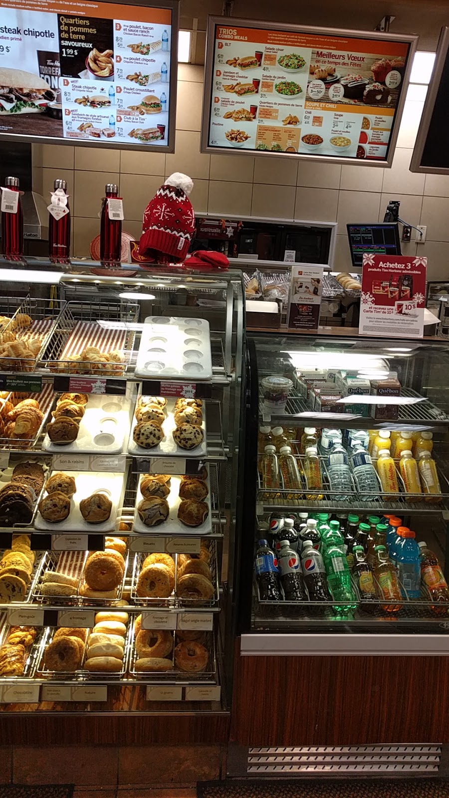 Tim Hortons | 10005 Boulevard Louis-H. La Fontaine, Anjou, QC H1J 2M5, Canada | Phone: (514) 353-6797