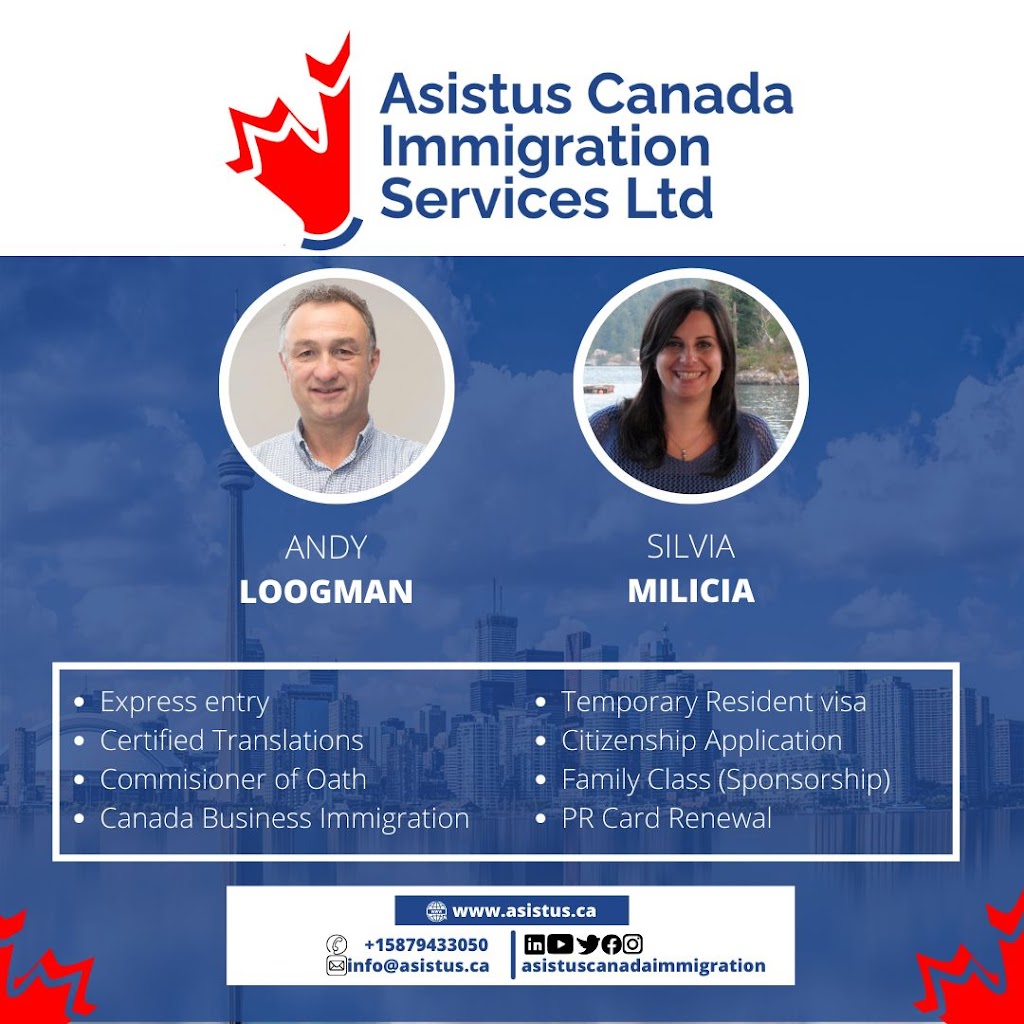Asistus Canada Immigration Services Ltd | 163 Belmont Terrace SW, Calgary, AB T2X 4H2, Canada | Phone: (403) 993-4212