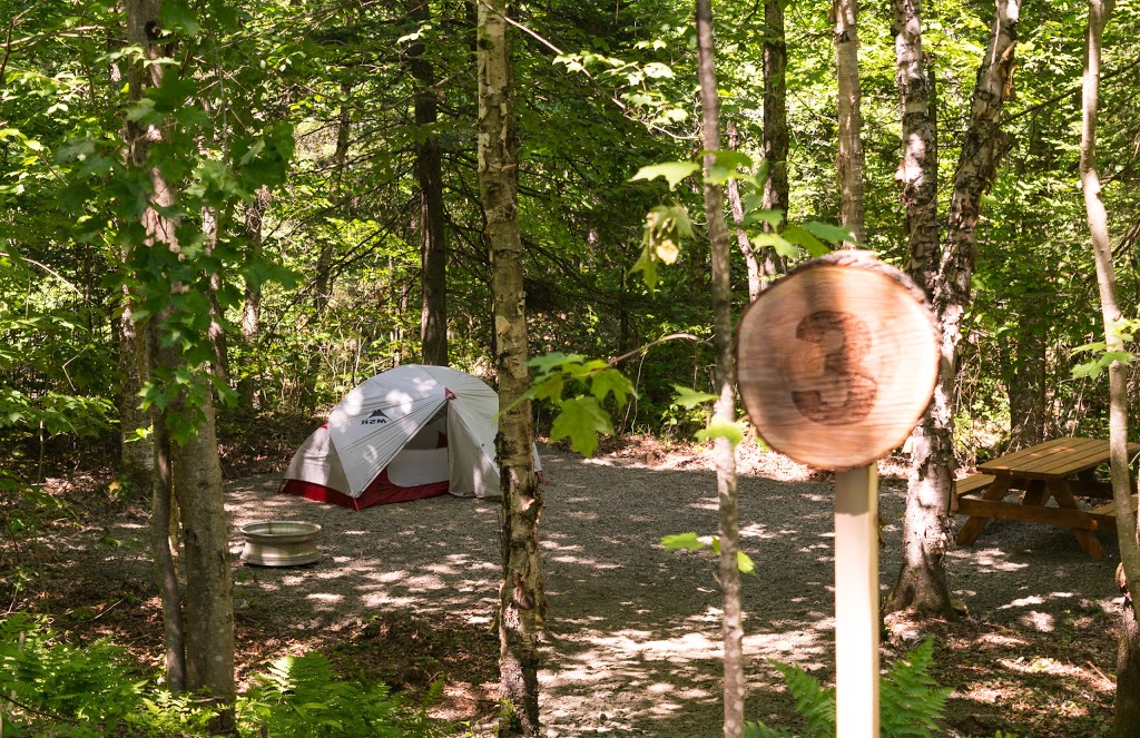 Camping Mont expérience Hereford | 577 Chemin de Coaticook, East Hereford, QC J0B 1S0, Canada | Phone: (819) 349-8222