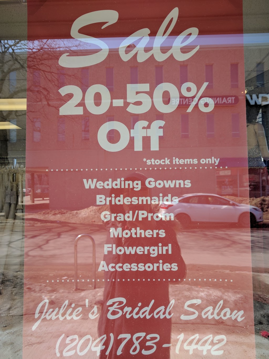 Julies Bridal Salon | 888 Portage Ave, Winnipeg, MB R3G 0P4, Canada | Phone: (204) 783-1442