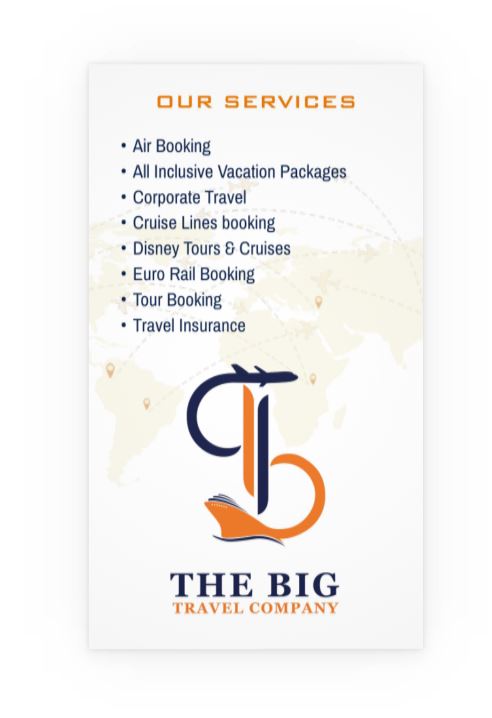 The Big Travel Company | 50 Trudelle St, Scarborough, ON M1J 1Z3, Canada | Phone: (647) 273-6436