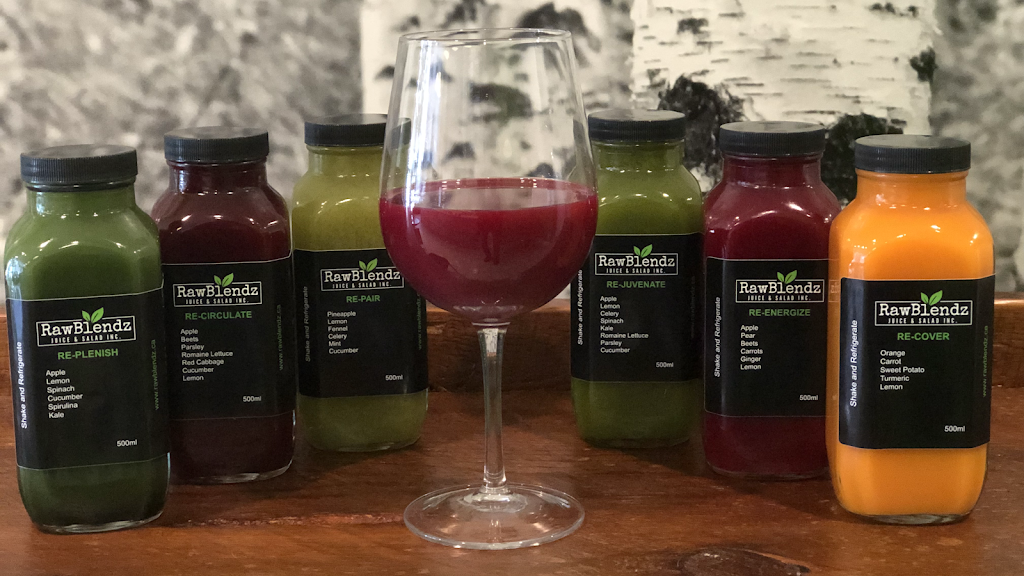 RawBlendz Juice & Salad | 215 Lakeshore Rd E, Mississauga, ON L5G 1G5, Canada | Phone: (905) 823-2780