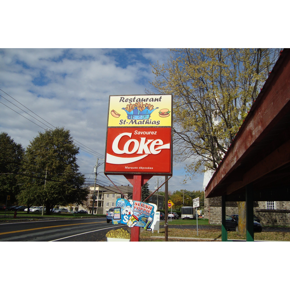 Resto St-Mathias | 268 Chemin des Patriotes, Saint-Mathias-sur-Richelieu, QC J3L 6B3, Canada | Phone: (450) 272-0821