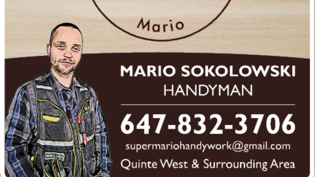 SuperMario Handy Work | Rosebush Rd, Frankford, ON K0K 2C0, Canada | Phone: (647) 832-3706