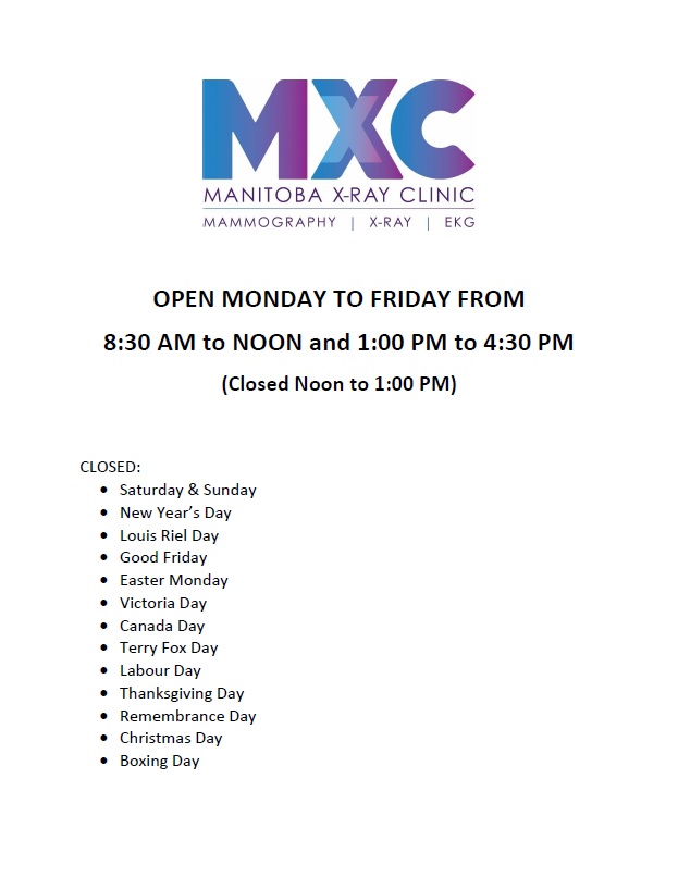 Manitoba X-Ray Clinic Medical Corporation | 3263 Portage Ave, Winnipeg, MB R3K 0W6, Canada | Phone: (204) 832-0273